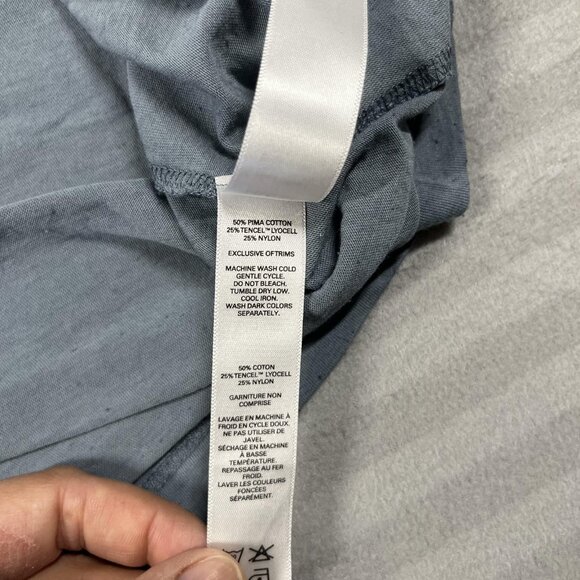 DUER Shirt Mens Large Gray Short Sleeve Crewneck Tee Tencel Lyocell Performance - Picture 4 of 8